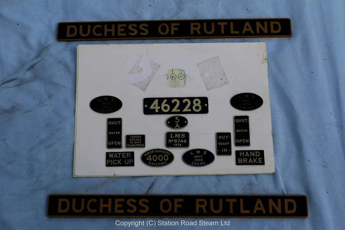 7 1/4 inch gauge part-built LMS "Duchess"