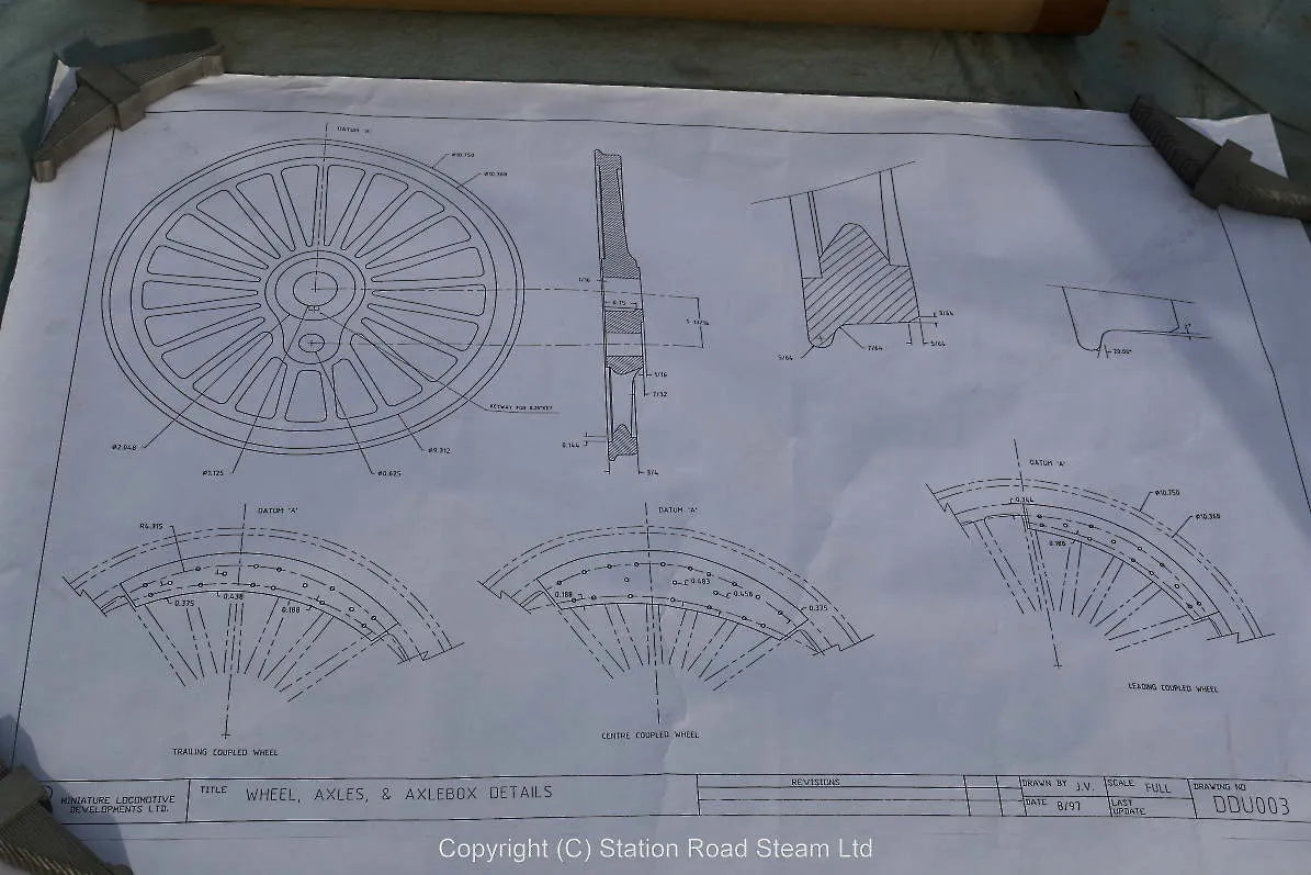 7 1/4 inch gauge part-built LMS "Duchess"