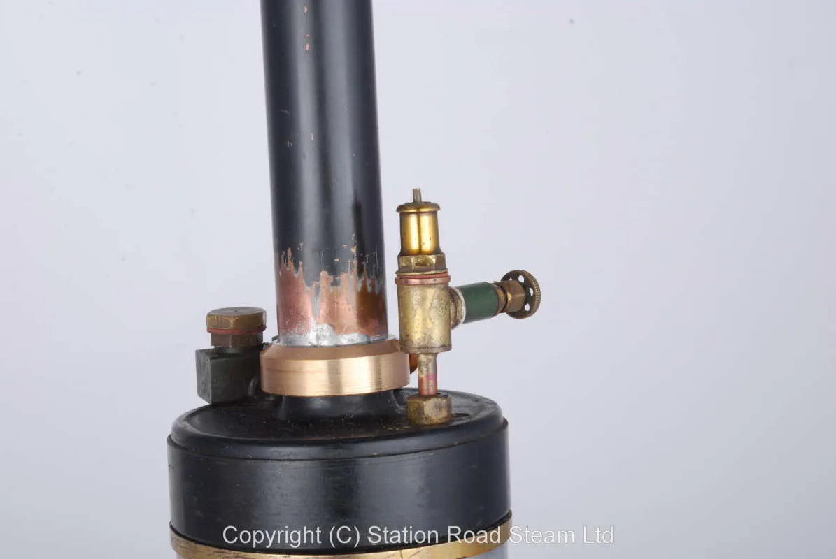 Gas fired boiler with water tank and hand pump