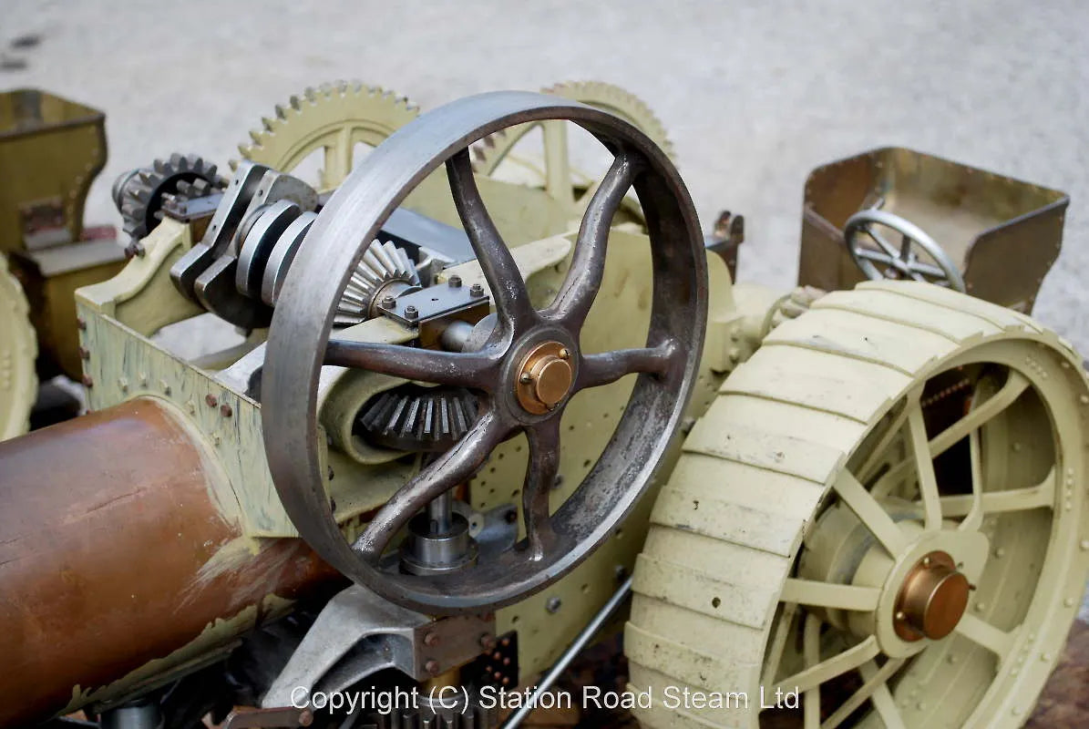Pair 2 inch scale Fowler BB1 ploughing engines