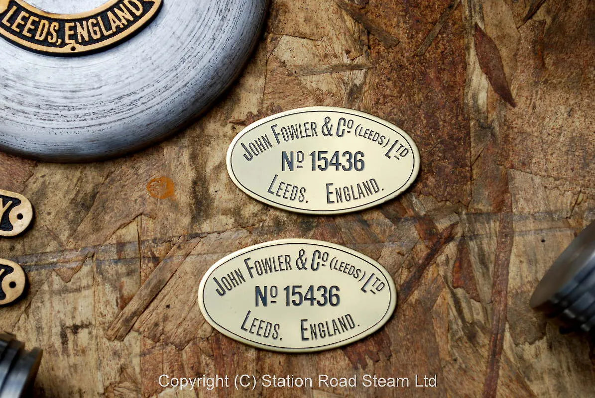 Pair 2 inch scale Fowler BB1 ploughing engines