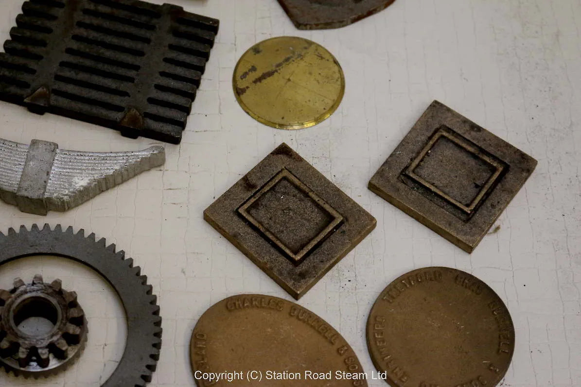 Burrell steam tractor castings