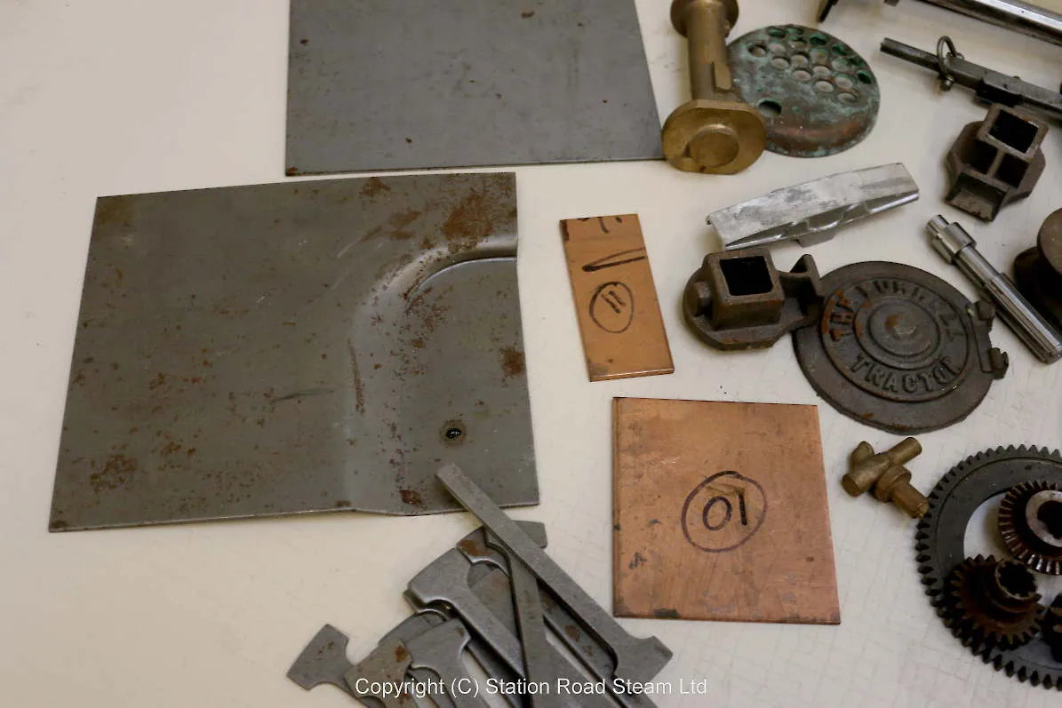 Burrell steam tractor castings