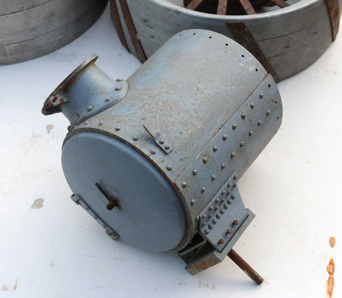 Part-built Ploughing engine