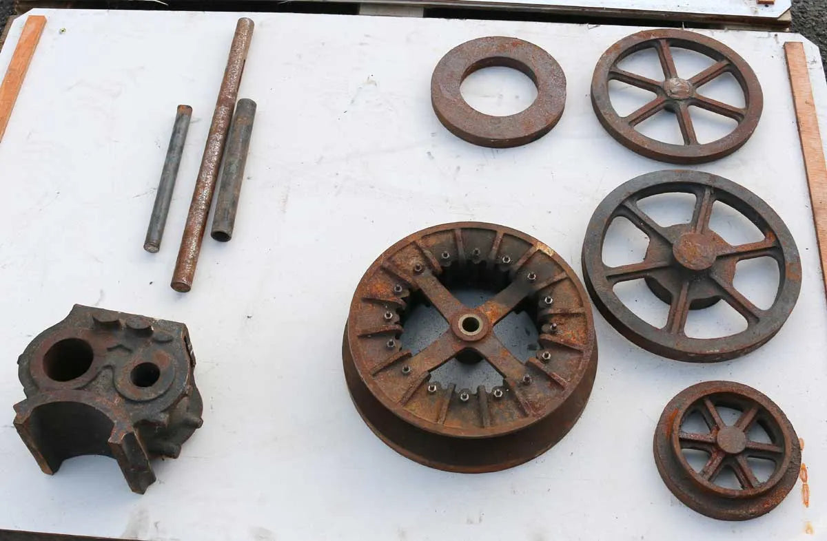 Part-built Ploughing engine