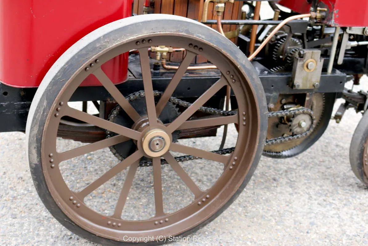 4 inch scale Burrell 4hp steam tractor