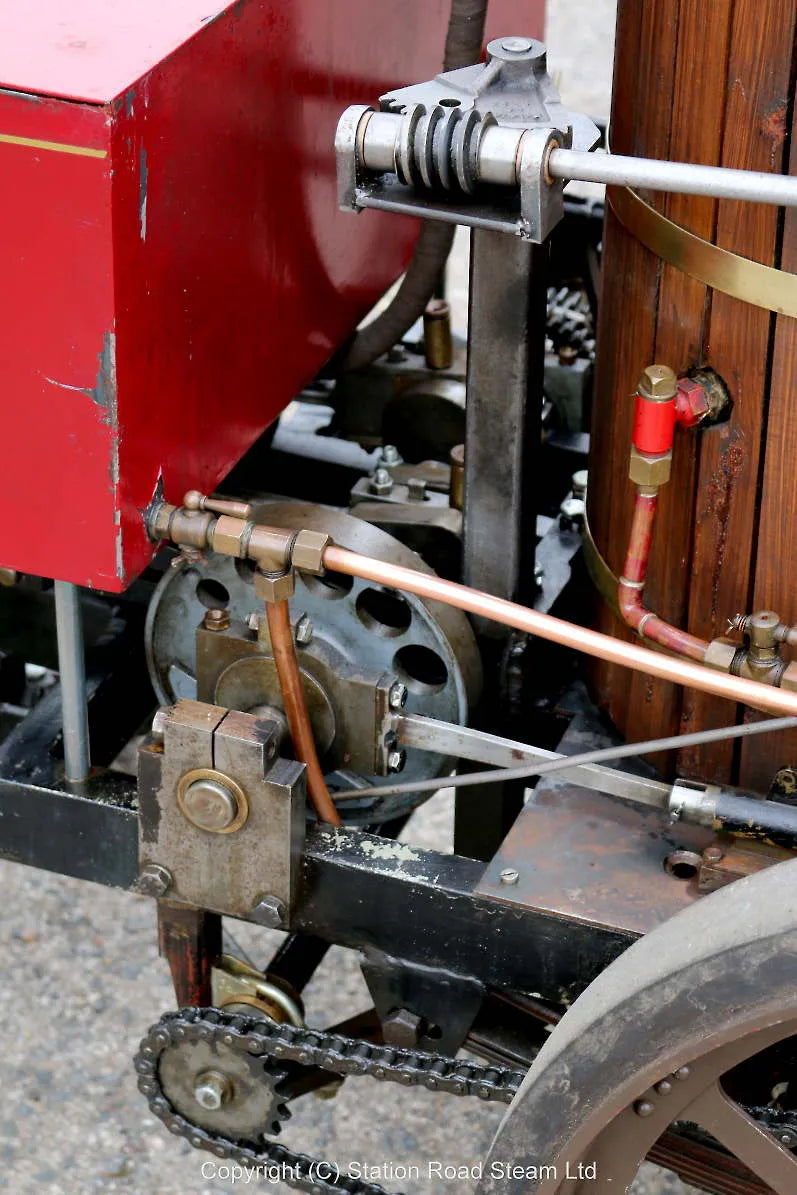 4 inch scale Burrell 4hp steam tractor