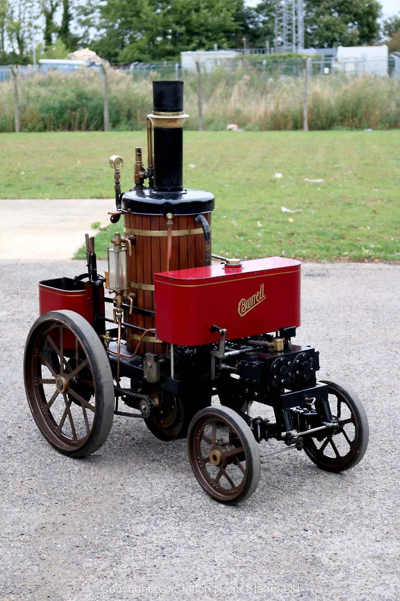 4 inch scale Burrell 4hp steam tractor