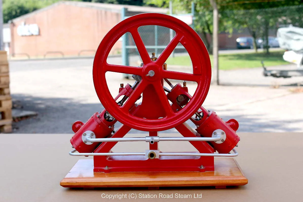 Double Diagonal stationary engine