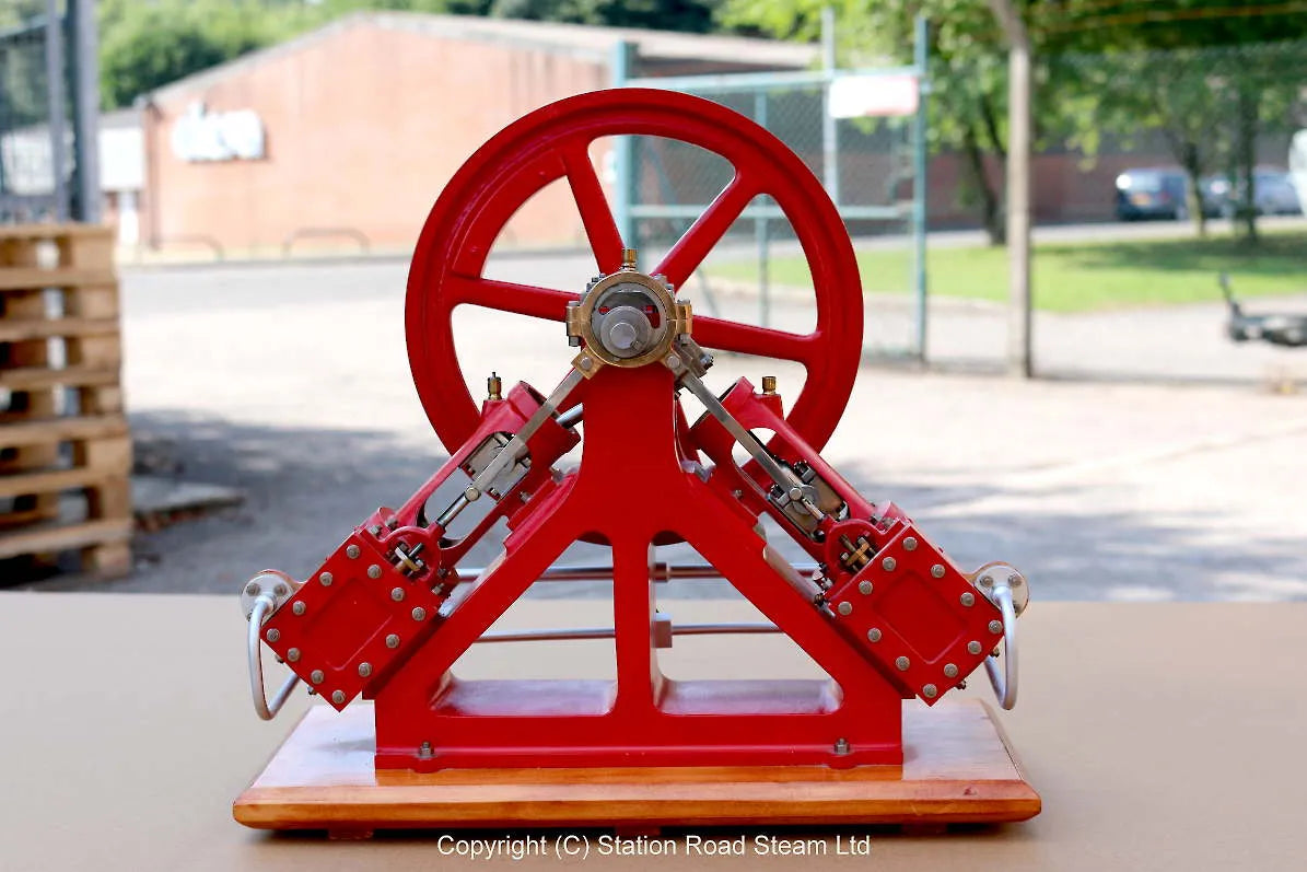 Double Diagonal stationary engine