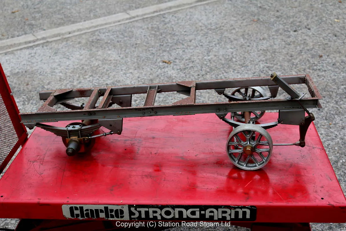 Part-built 2 inch scale Clayton steam wagon