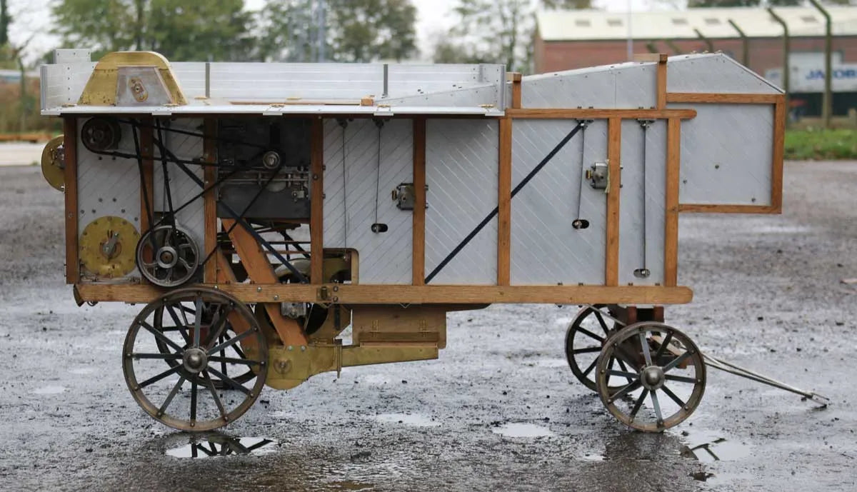 2 inch scale threshing machine