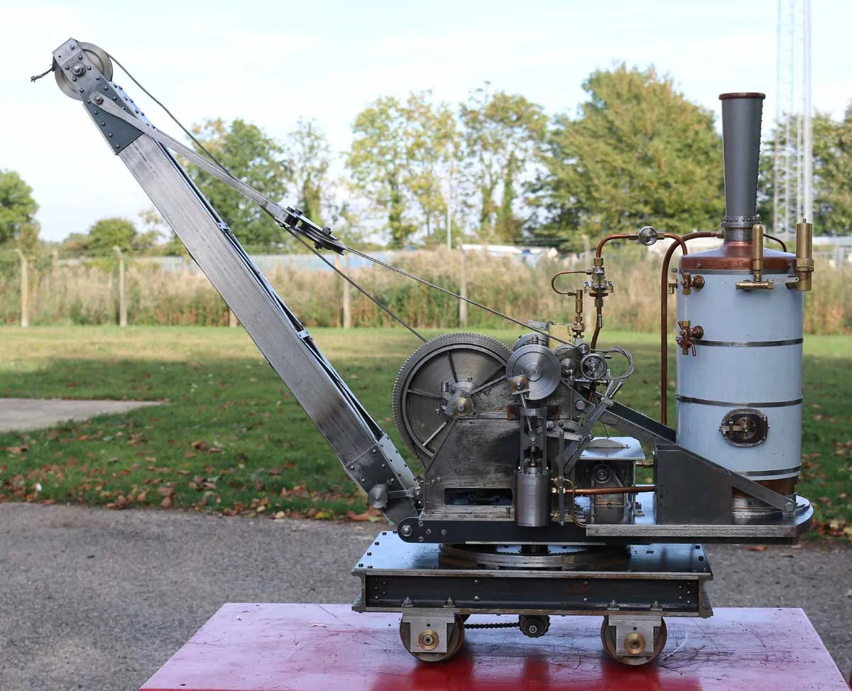 5 inch gauge steam crane