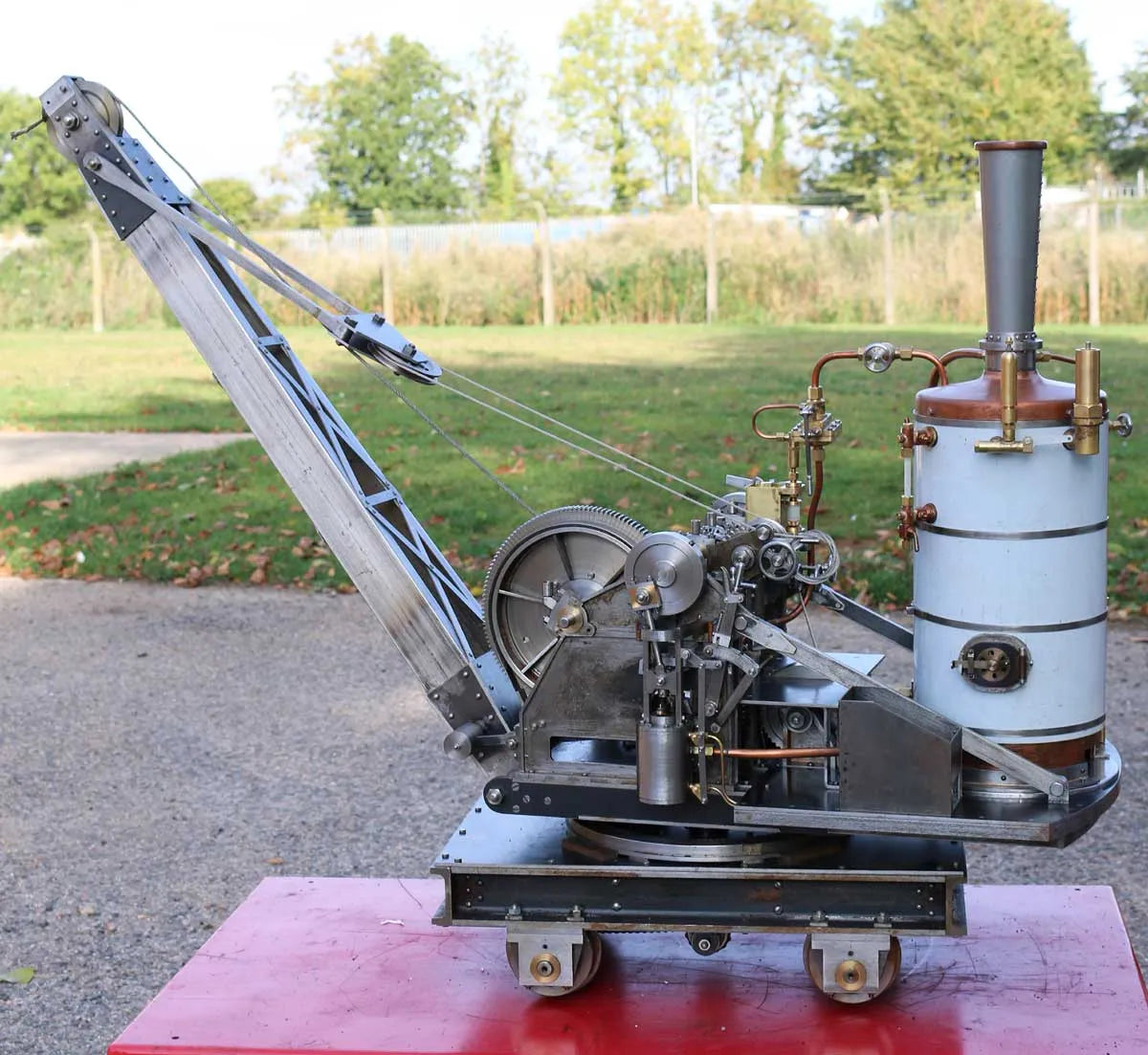 5 inch gauge steam crane