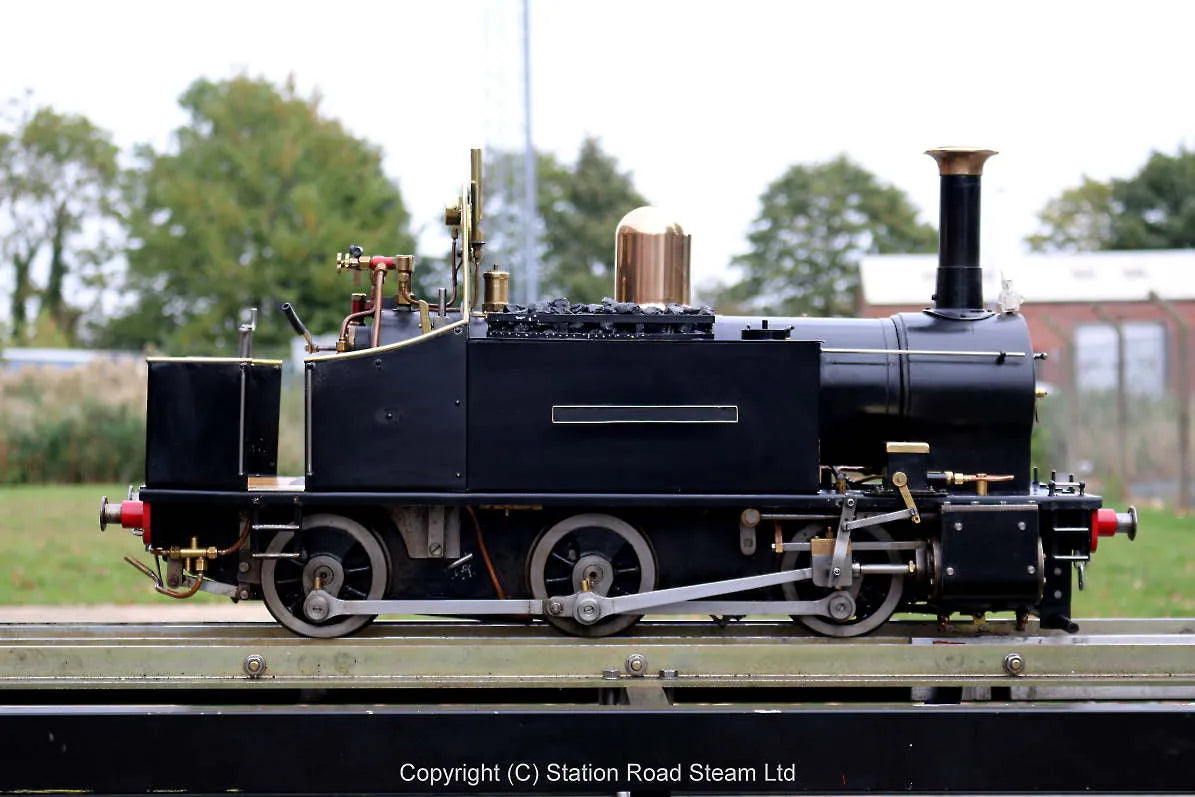 5 inch gauge Polly III with driving truck, rolling road and bench