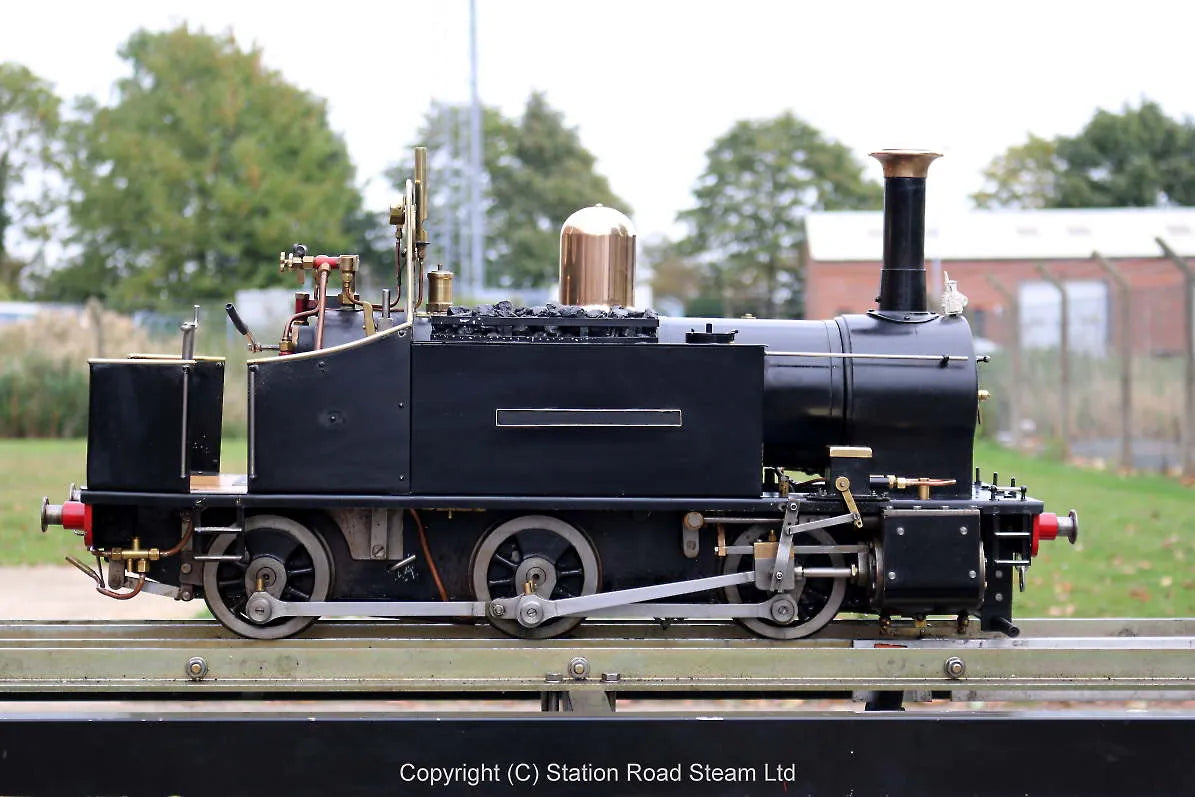 5 inch gauge Polly III with driving truck, rolling road and bench