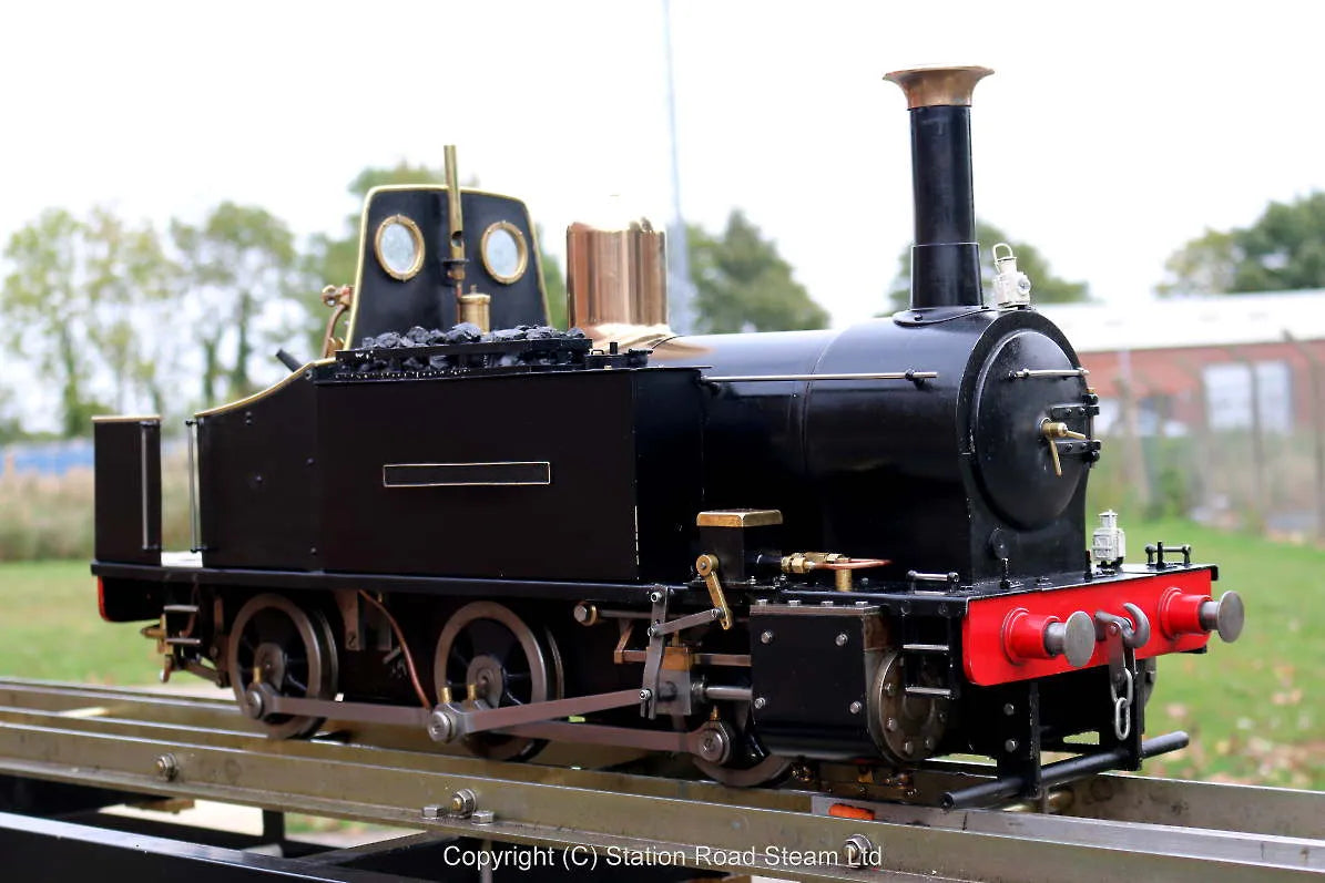 5 inch gauge Polly III with driving truck, rolling road and bench