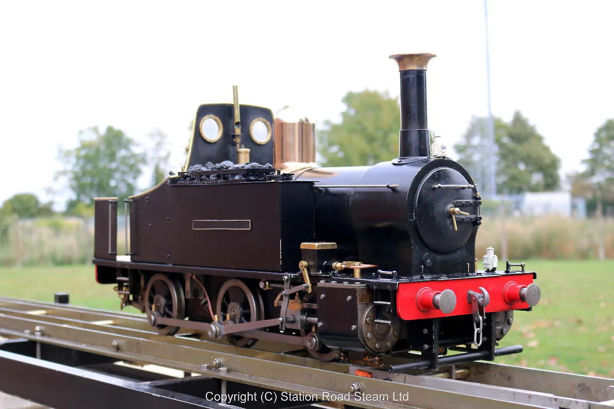 5 inch gauge Polly III with driving truck, rolling road and bench