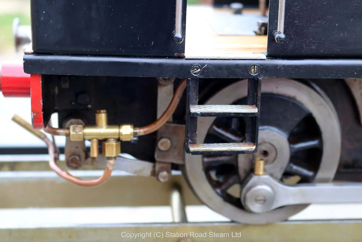5 inch gauge Polly III with driving truck, rolling road and bench