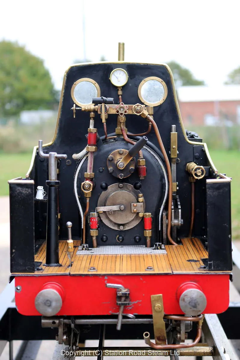 5 inch gauge Polly III with driving truck, rolling road and bench
