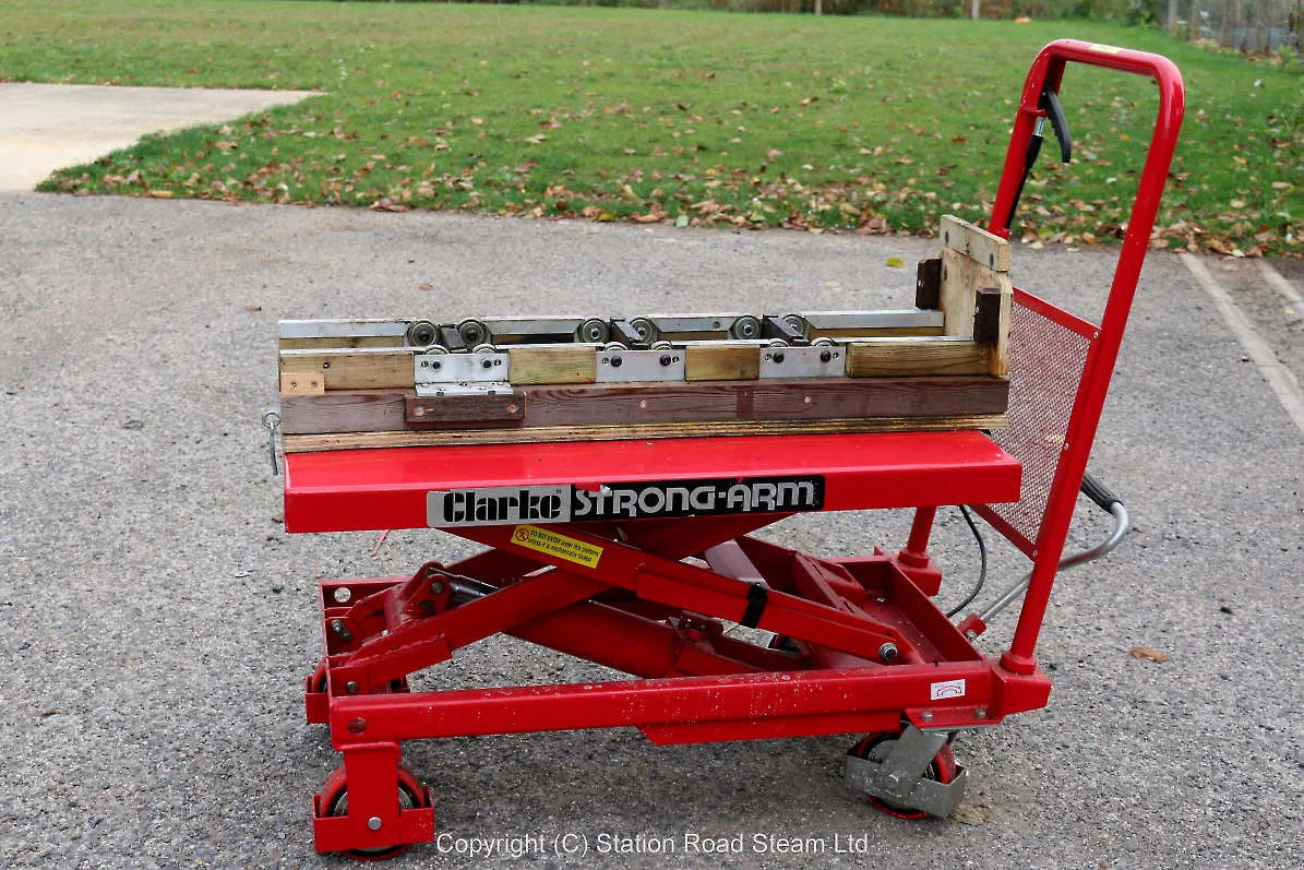 5 inch gauge Polly III with driving truck, rolling road and bench