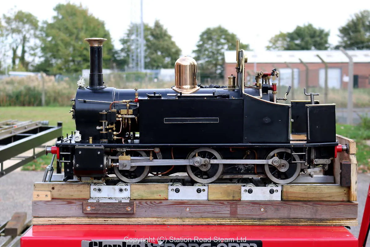 5 inch gauge Polly III with driving truck, rolling road and bench