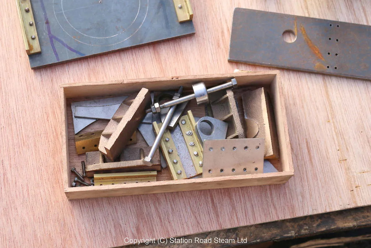7 1/4 inch gauge GWR 14xx frames, drawings and sundry castings
