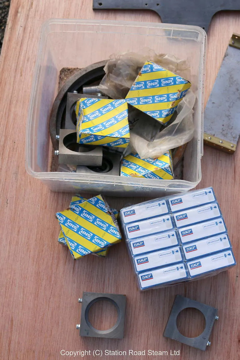 7 1/4 inch gauge GWR 14xx frames, drawings and sundry castings