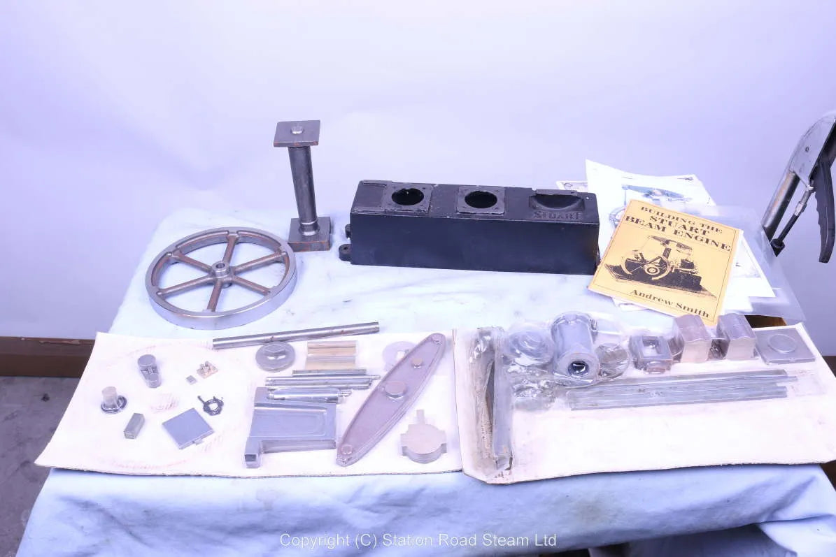 Set of Stuart beam engine castings