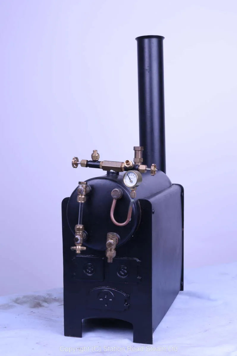 Stuart 504 boiler with ceramic gas burner and hand pump