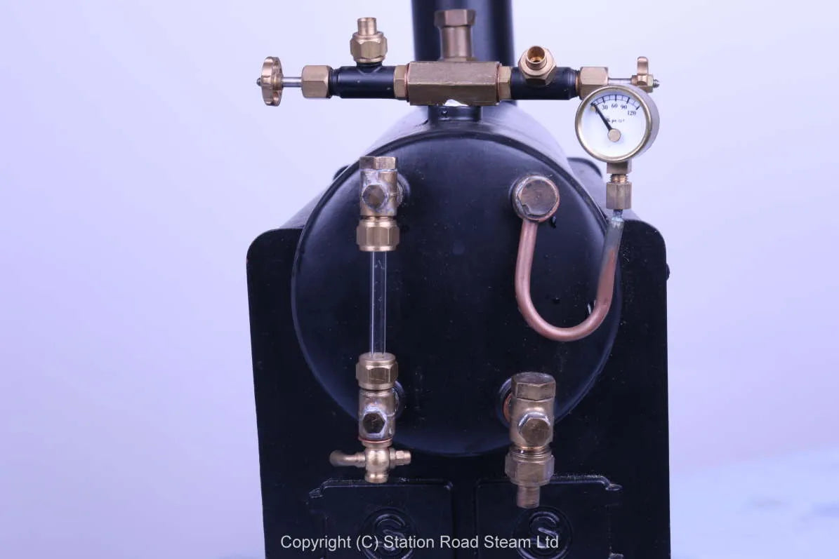 Stuart 504 boiler with ceramic gas burner and hand pump