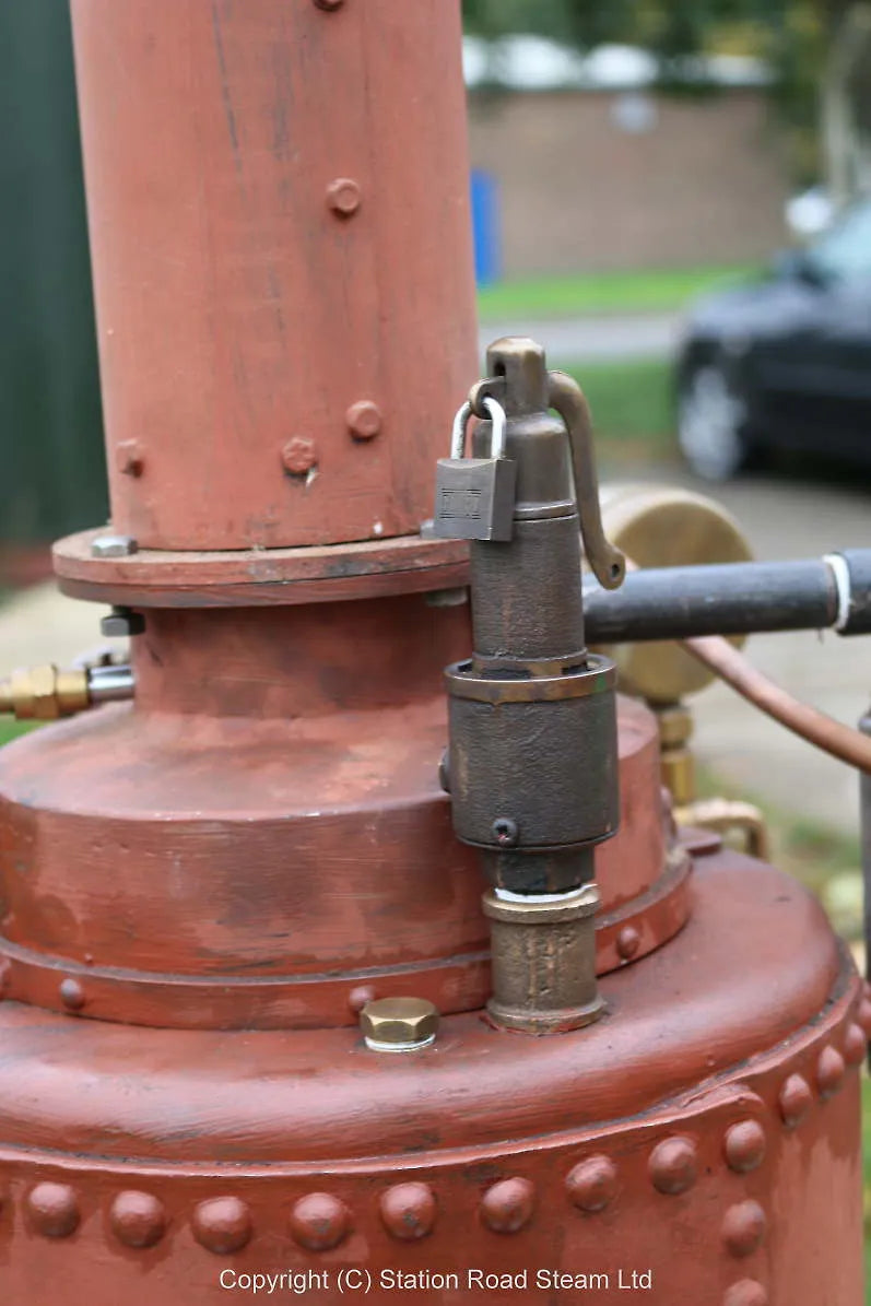 Vertical boiler with steam pump