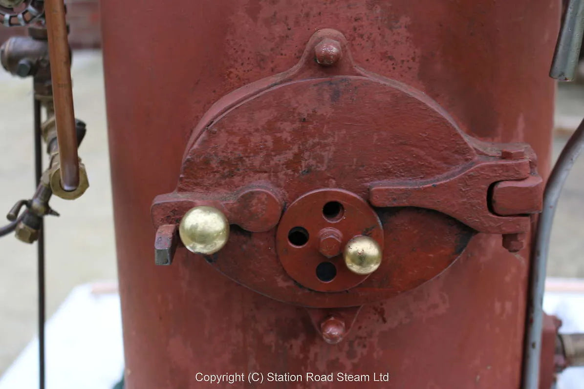 Vertical boiler with steam pump