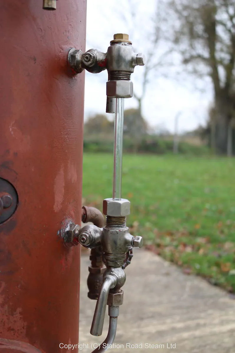 Vertical boiler with steam pump