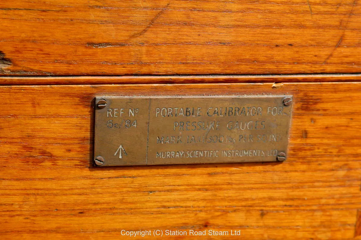 "Murray Scientific Instruments Ltd" dead weight gauge tester