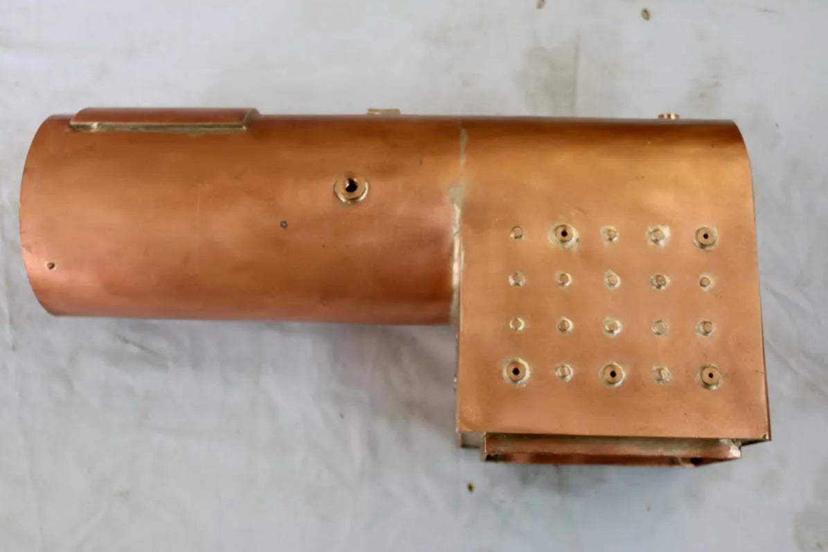 Boiler, parts & castings for 2 inch scale Durham & North Yorkshire traction engine