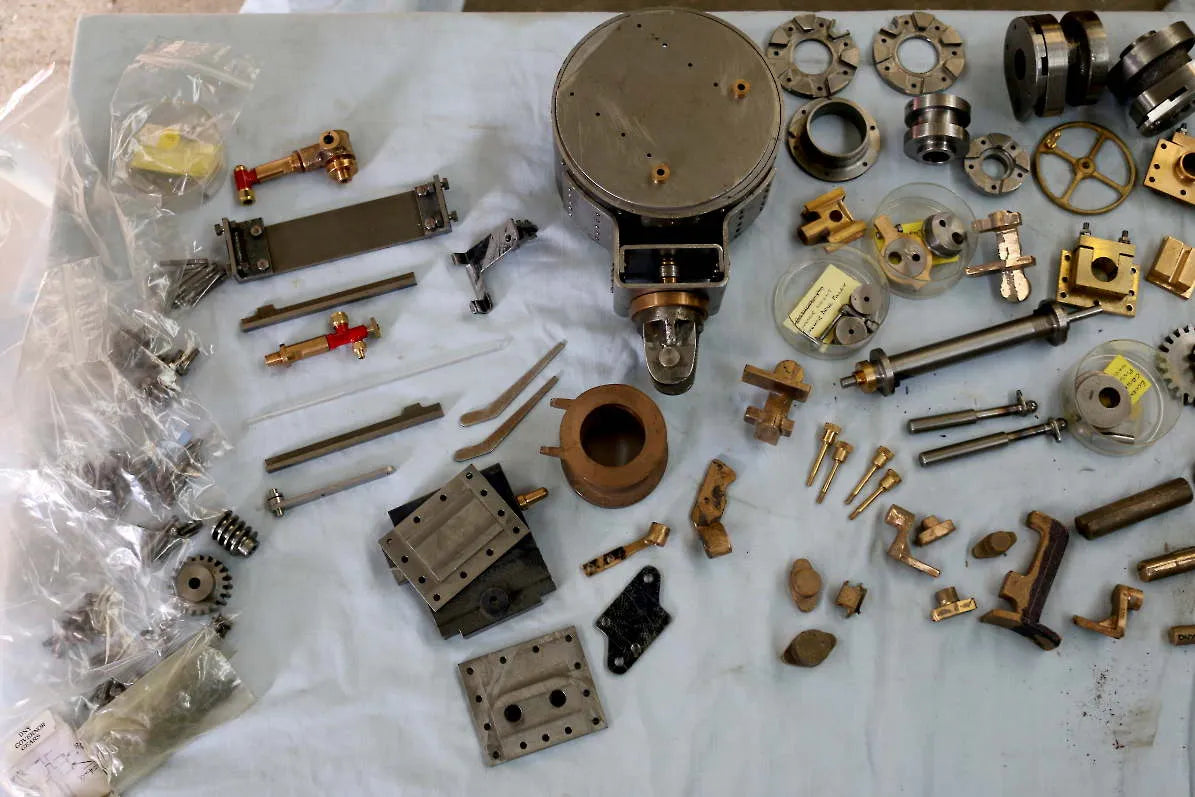 Boiler, parts & castings for 2 inch scale Durham & North Yorkshire traction engine