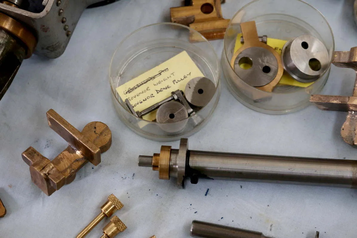 Boiler, parts & castings for 2 inch scale Durham & North Yorkshire traction engine