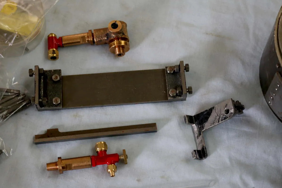 Boiler, parts & castings for 2 inch scale Durham & North Yorkshire traction engine