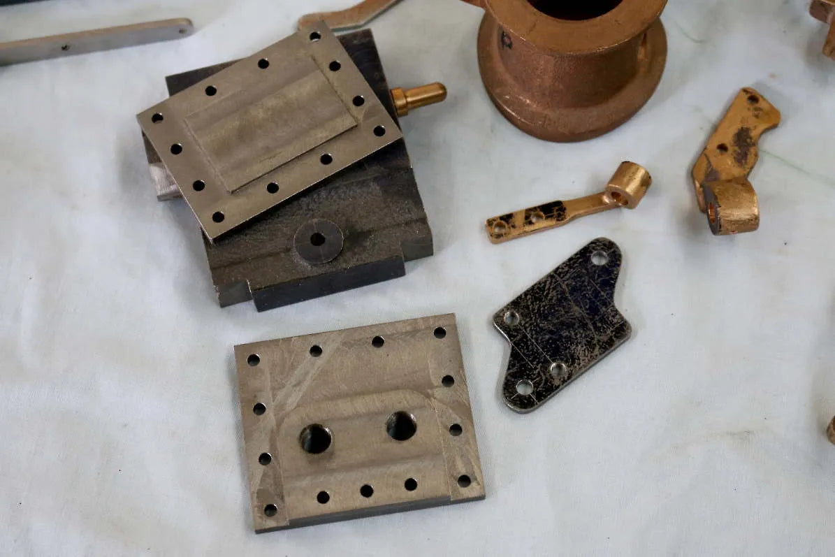 Boiler, parts & castings for 2 inch scale Durham & North Yorkshire traction engine