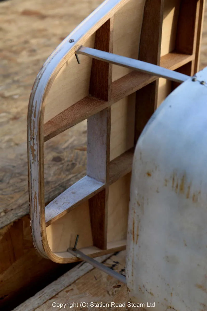 2 inch scale part-built Clayton wagon