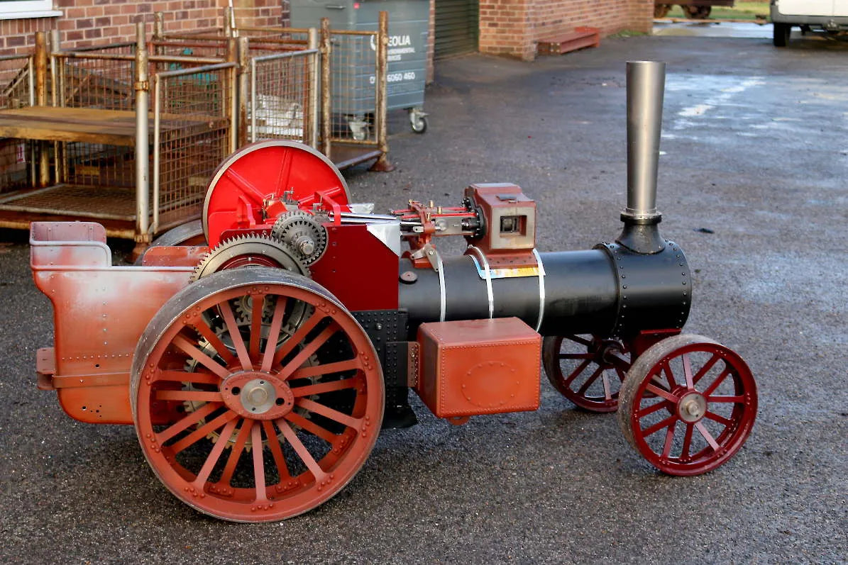 Part-built 4 inch scale Burrell DCC Showmans Road Locomotive
