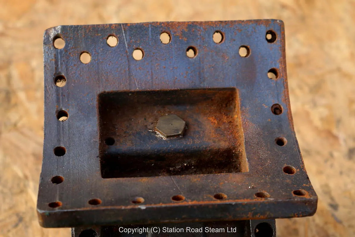 3 inch scale Burrell machined cylinder & pump casting