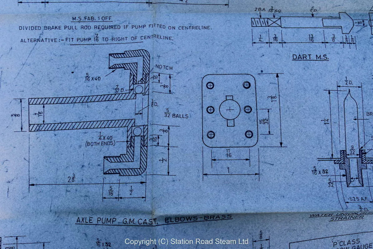 5 inch gauge Sweet Pea frames, castings,drawings & book