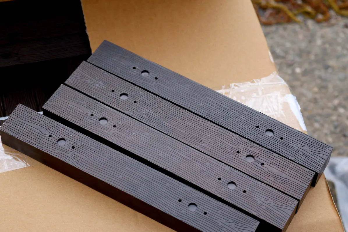 Quantity 5 inch gauge track panels, rail and sleepers