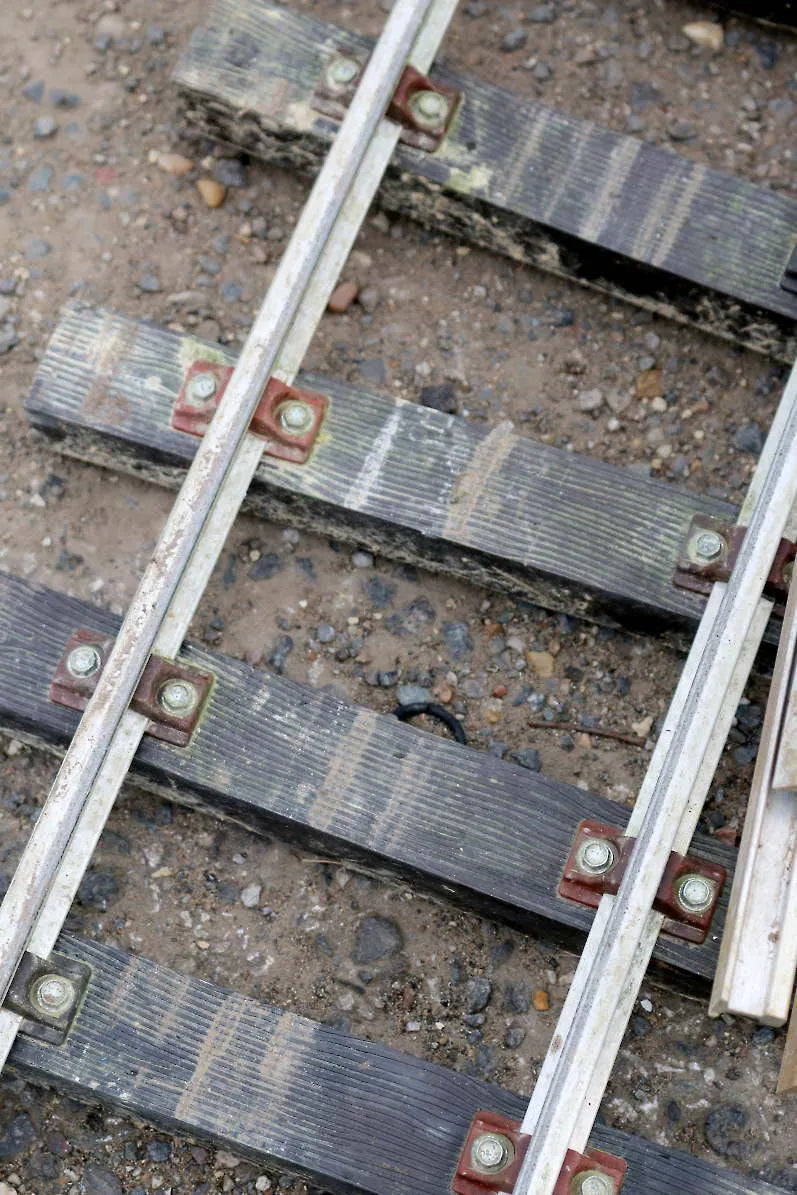 Quantity 5 inch gauge track panels, rail and sleepers
