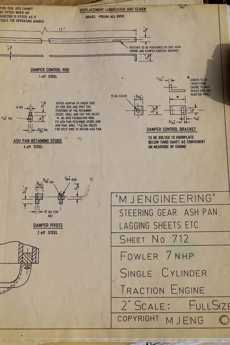 2 inch scale Fowler A7 agricultural engine
