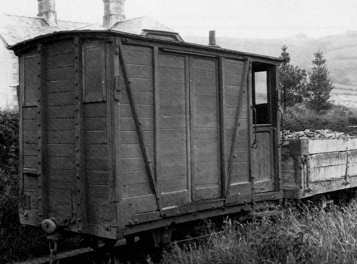 5 inch gauge Glyn Valley Tramway brake van