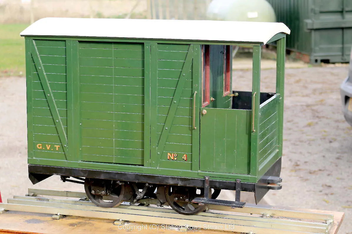 5 inch gauge Glyn Valley Tramway brake van