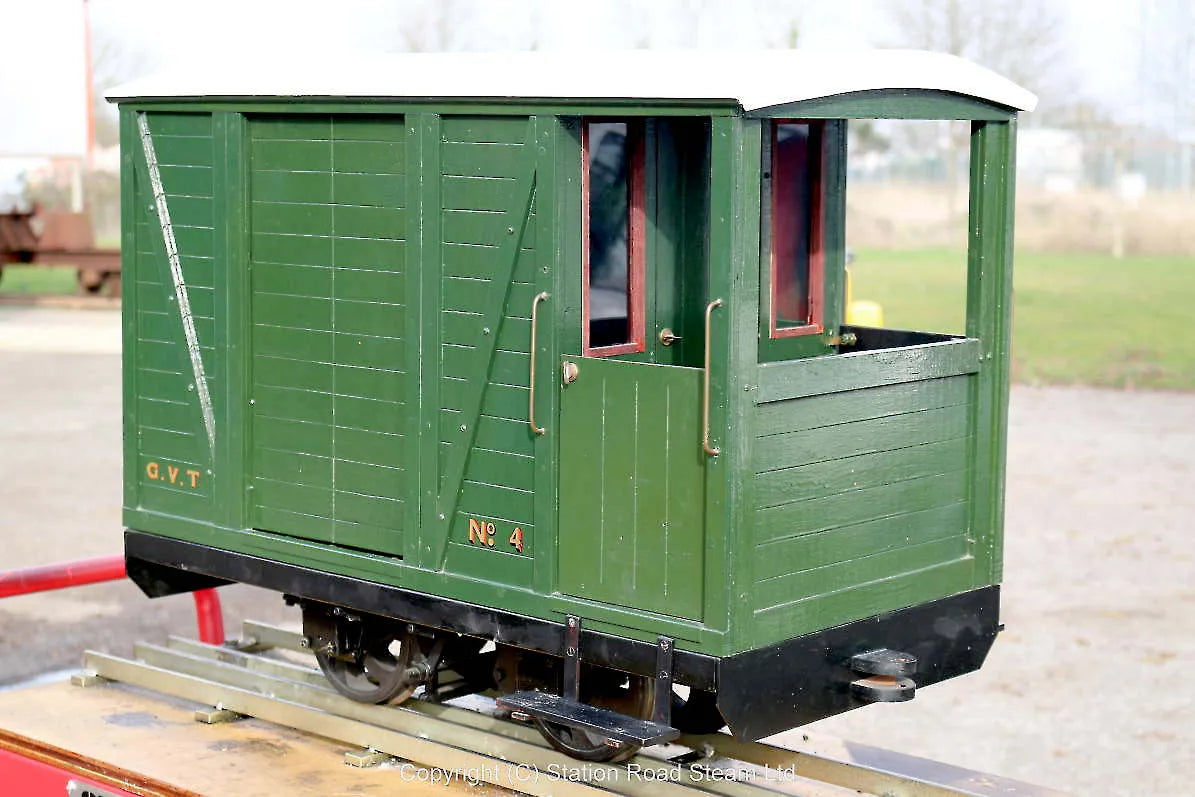 5 inch gauge Glyn Valley Tramway brake van